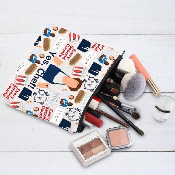 Carmy Chef Makeup Bag Sydney & Natalie Fans Gift Chef Carmy Zipper Pouch Bag Che - Picture 4 of 7